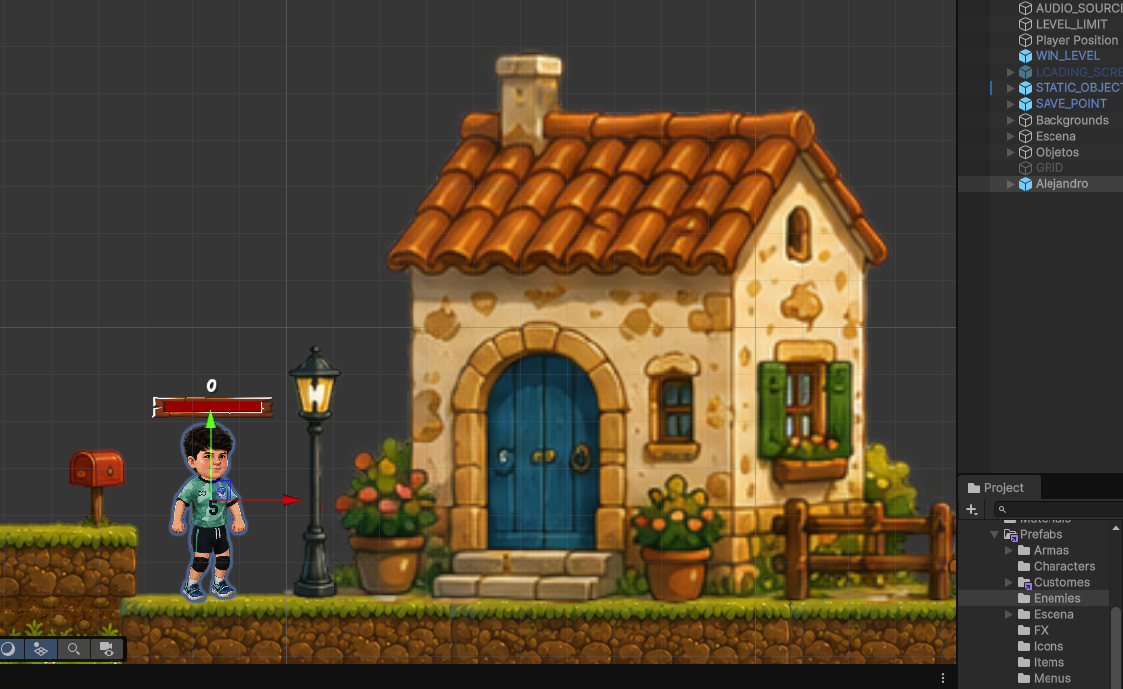 Screenshot nivel 2 in progress